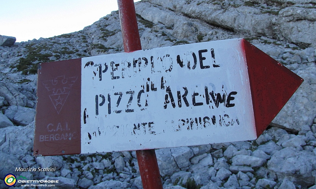 08 Periplo del Pizzo Arera - Variante Alpinistica....JPG
